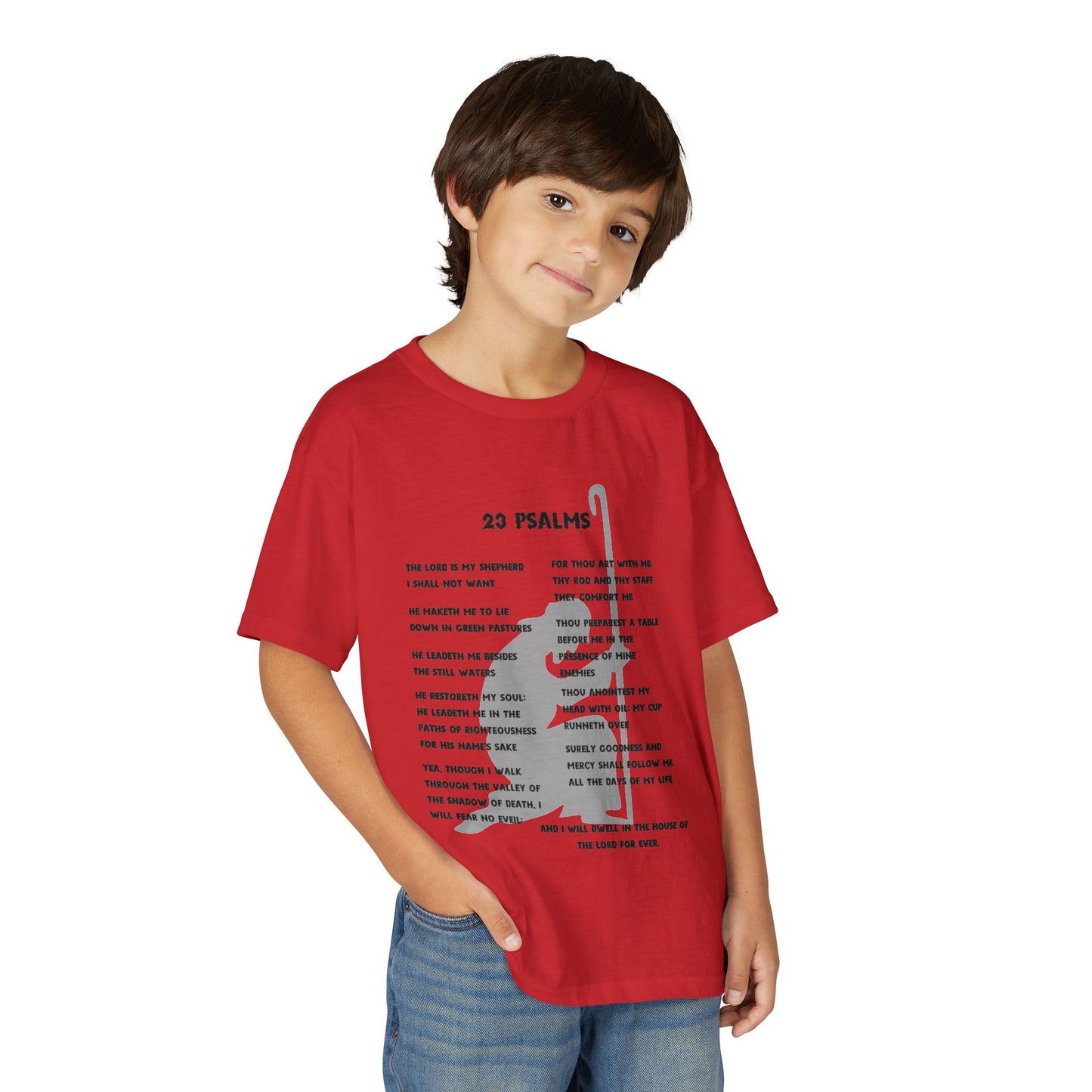 23 Psalms Youth T-shirt - Black