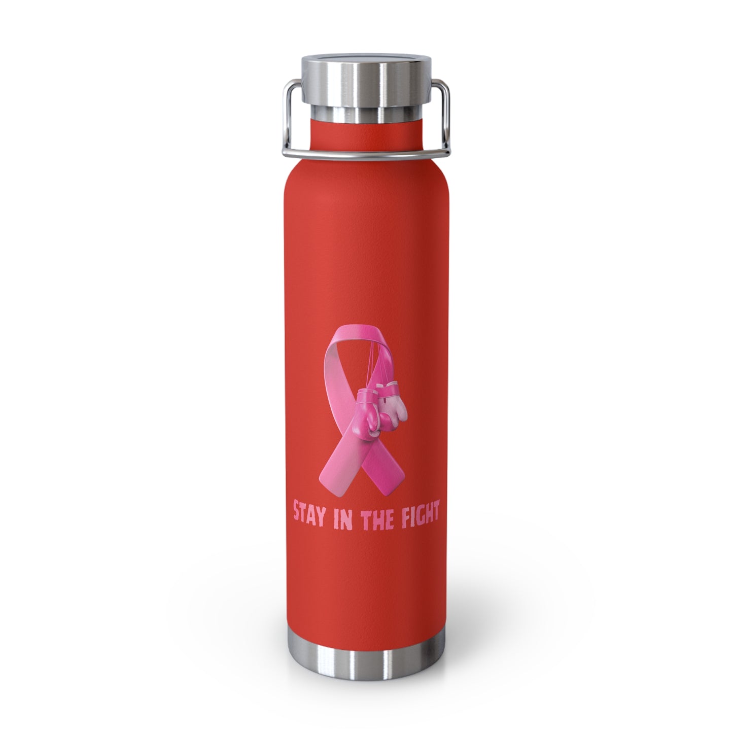 "Stay in the Fight" Breast Cancer Awareness 22oz Insulated Water Bottle