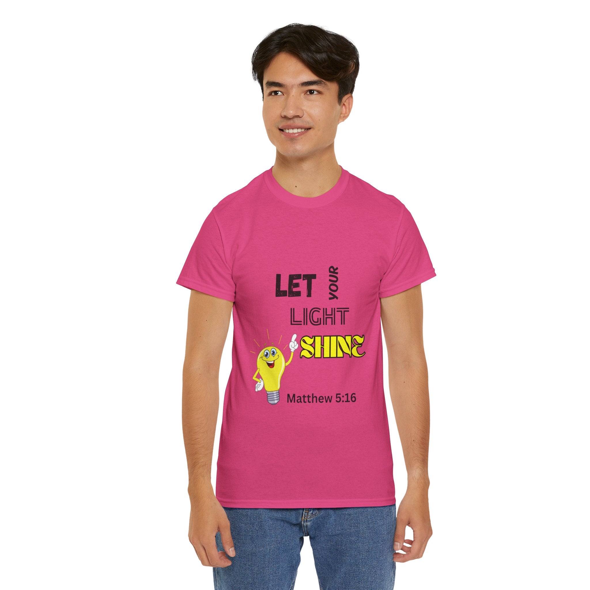 Let Your Light Shine T-Shirt – Matthew 5:16
