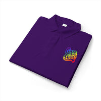 Rainbow "Love Love" Polo Shirt