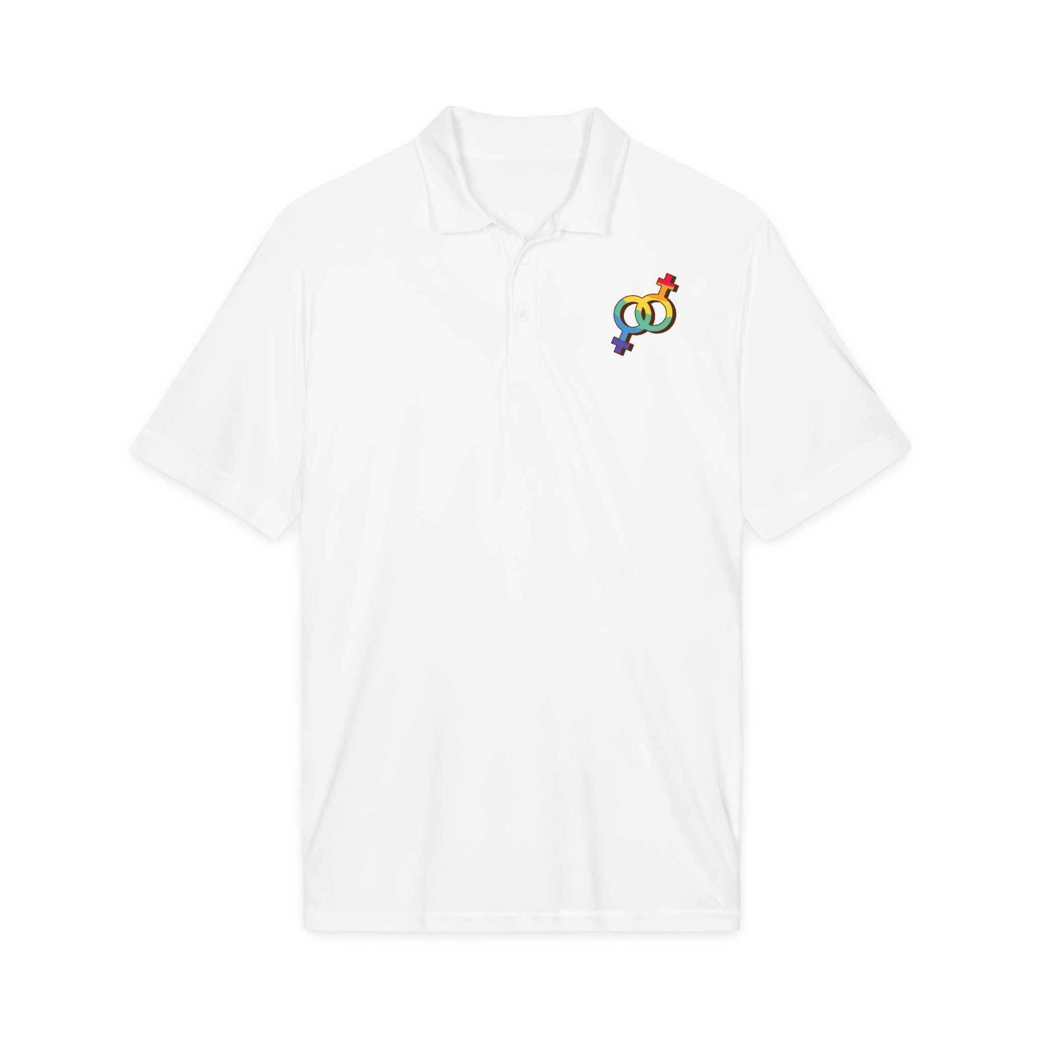 Female Rainbow Symbols Polo Shirt