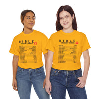 Bible Emergency Numbers Tee - Black