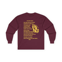 The Lord's Prayer Long Sleeve Tee - Gold