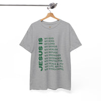 Christian JESUS IS T-shirt - Green