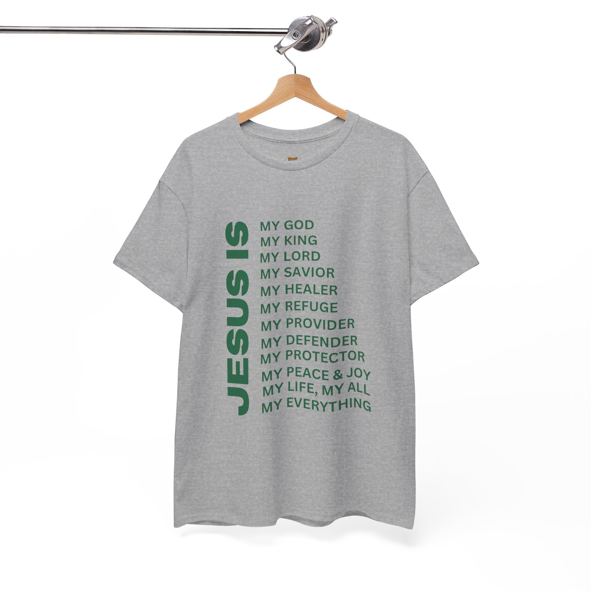 Christian JESUS IS T-shirt - Green