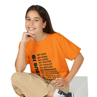 Christian JESUS IS Youth Short Sleeve - Black