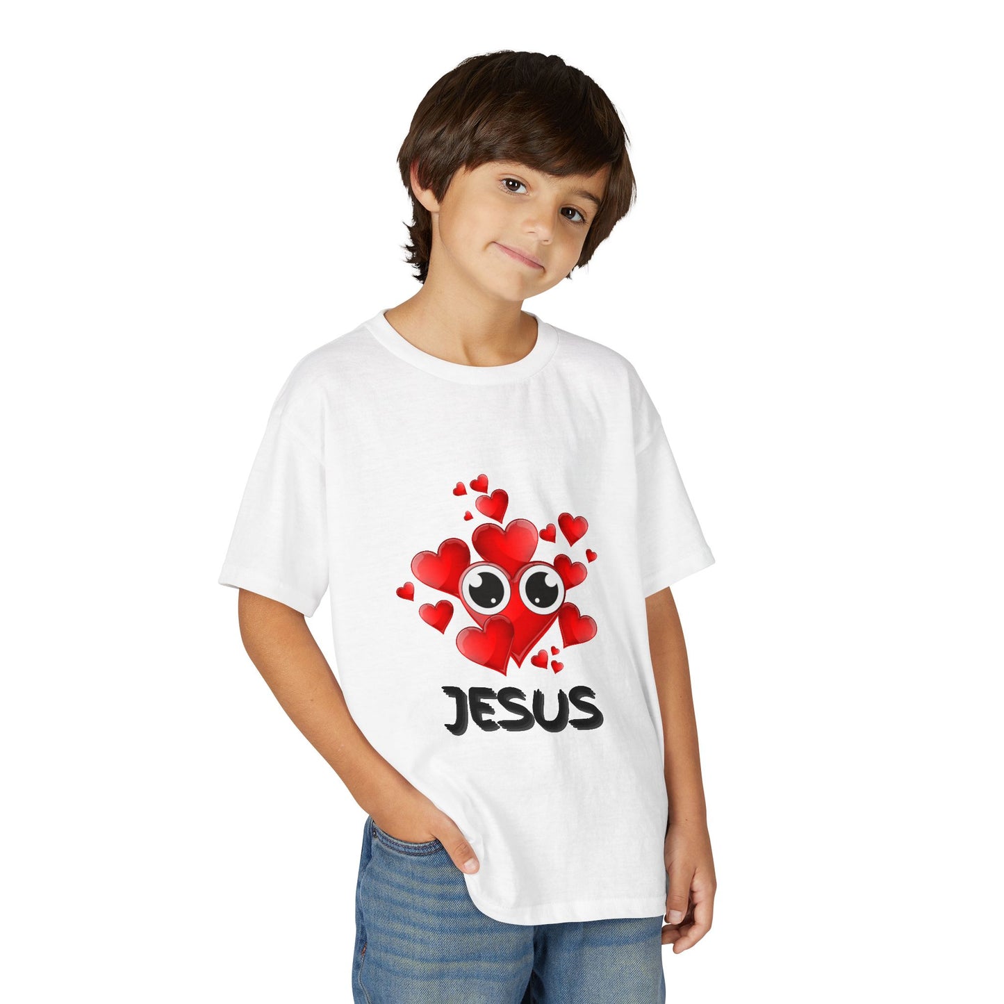 Eye Love Jesus Youth T-shirt - Black