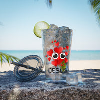 Jesus Heart Love 16oz Tumbler with Straw