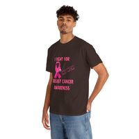 I Fight for My Mom Pink Ribbon Shirt