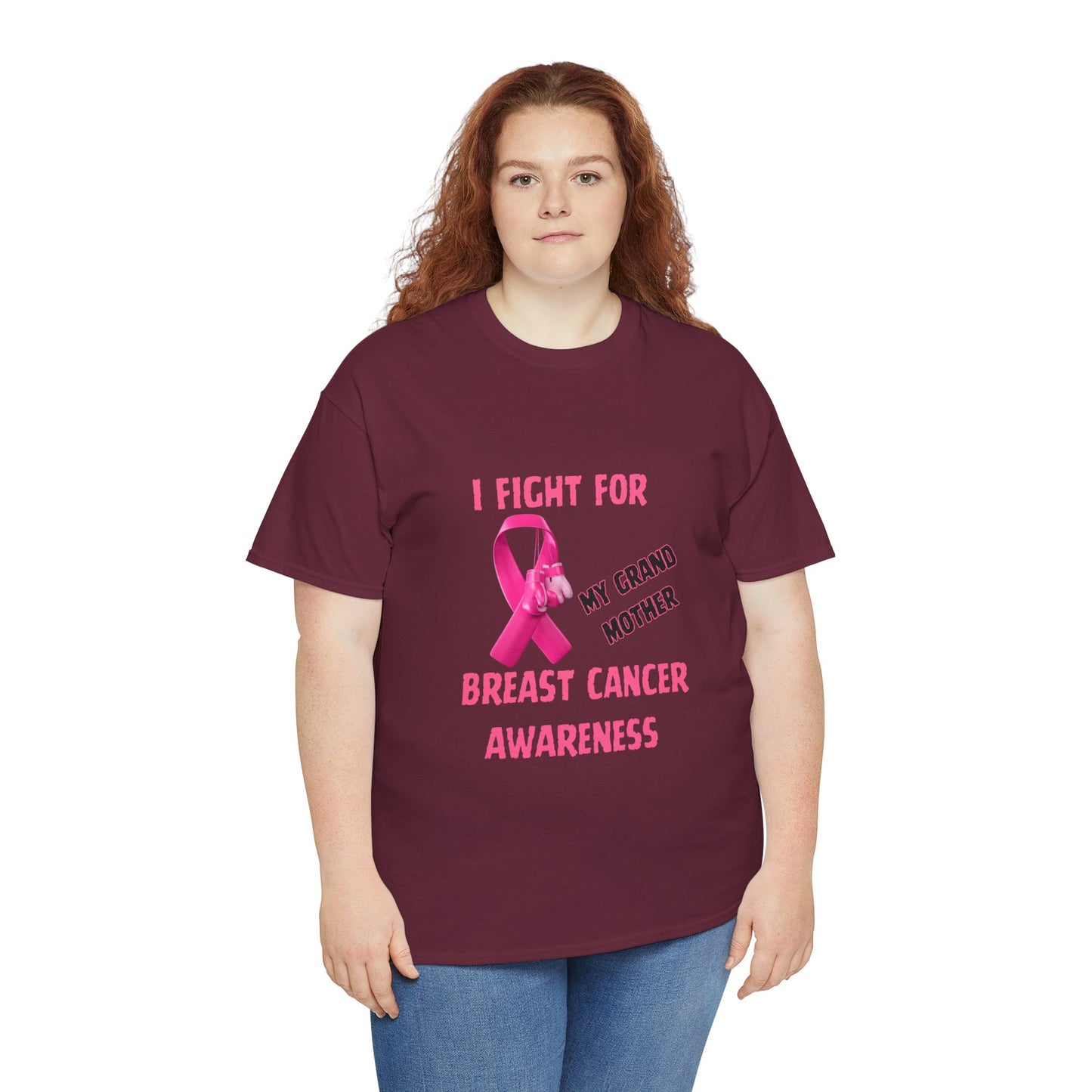I Fight For My Grandmother Pink Ribbon Tee