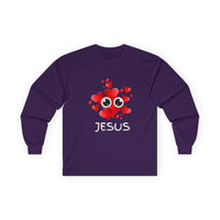 Eye Love Jesus Long-Sleeve - White