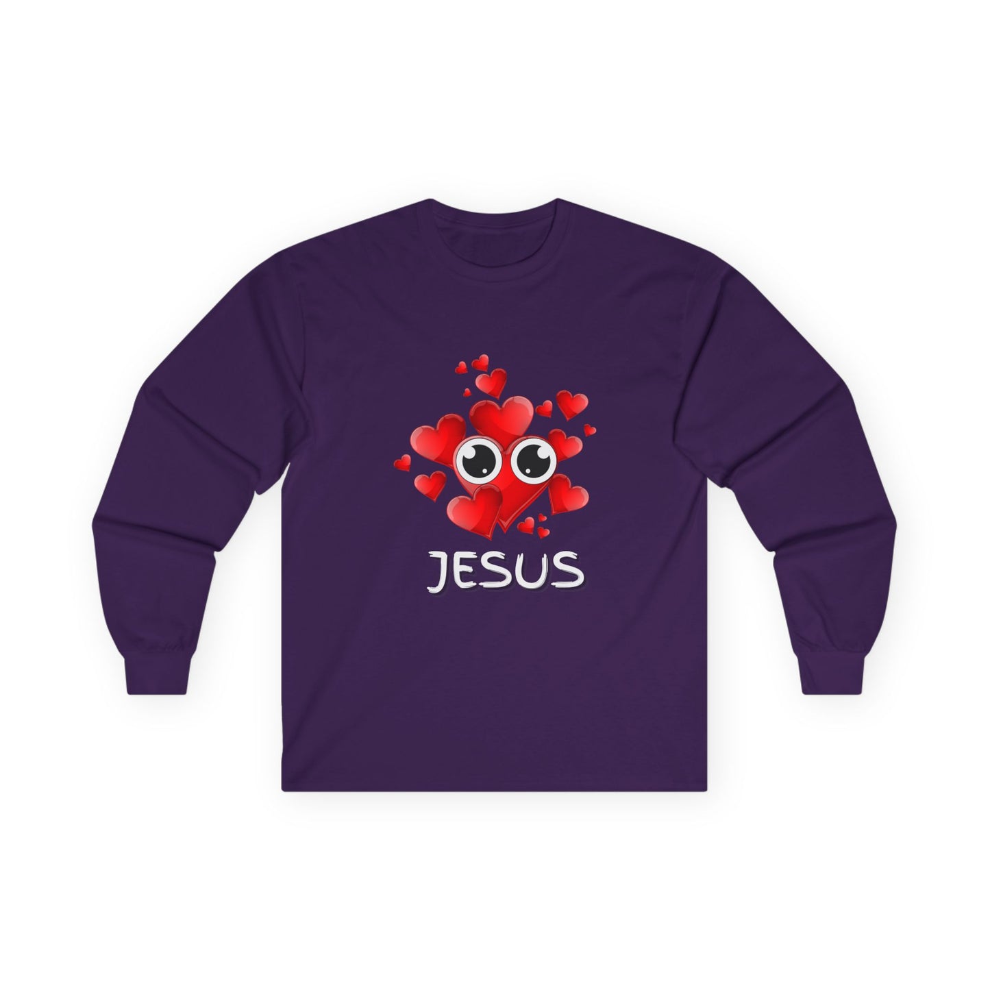 Eye Love Jesus Long-Sleeve - White