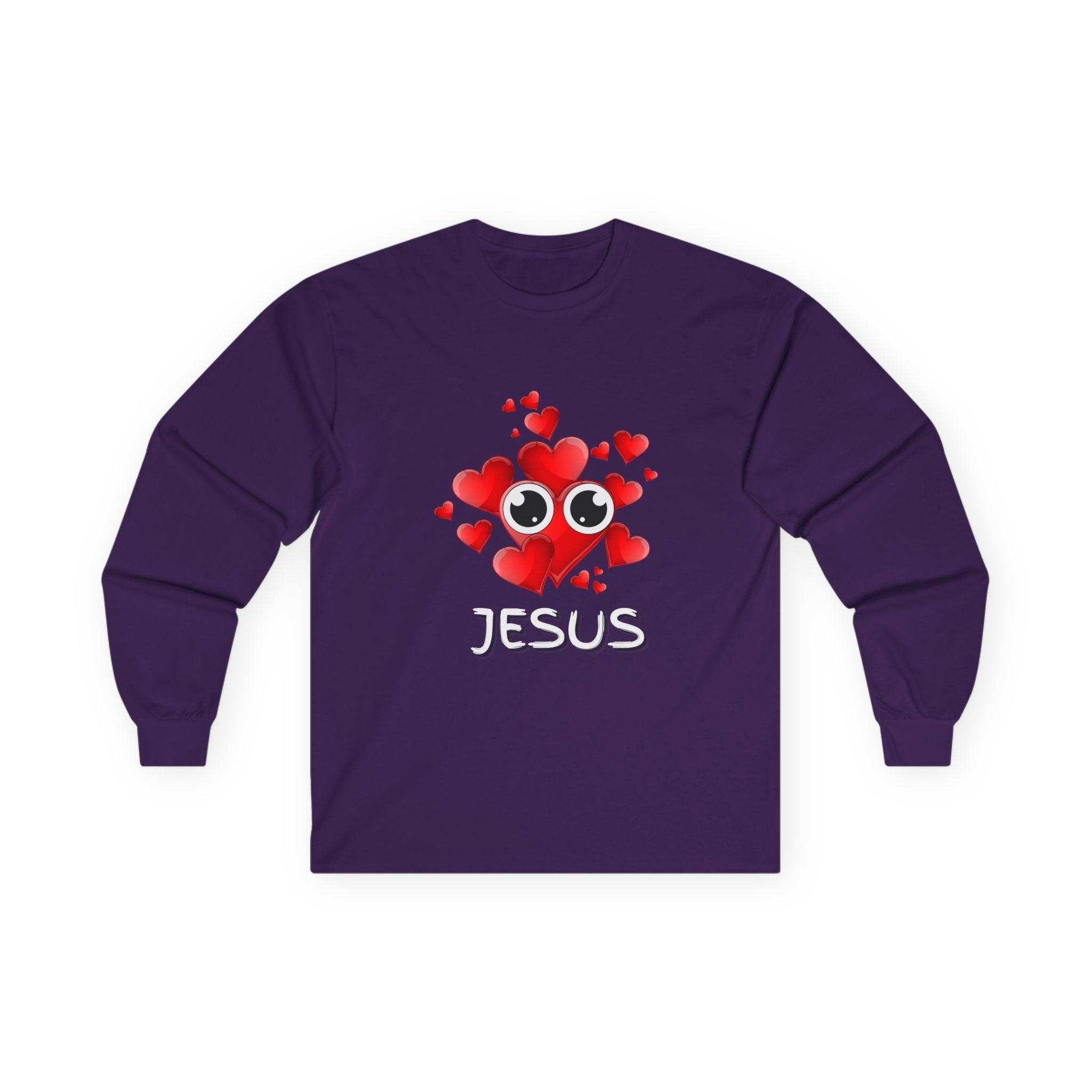 Eye Love Jesus Long-Sleeve - White