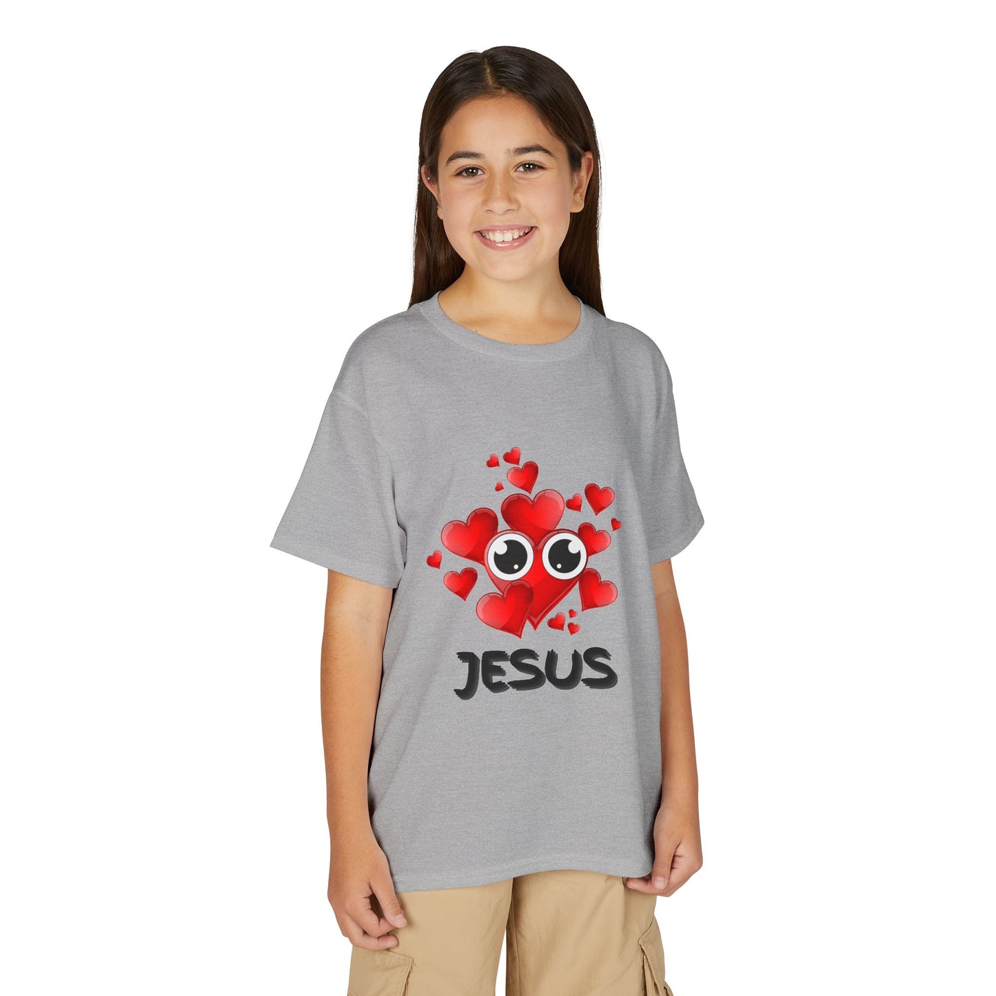 Eye Love Jesus Youth T-shirt - Black