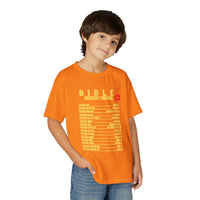 Bible Emergency Numbers Youth T-Shirt — Yellow
