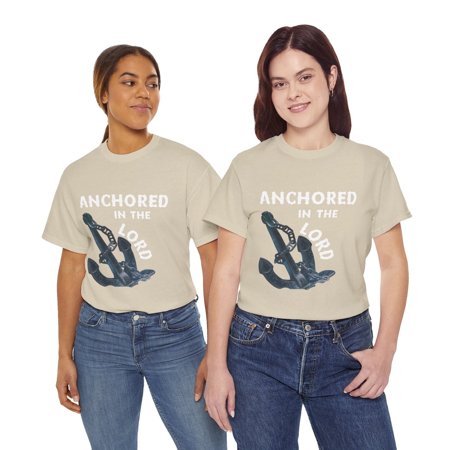 Anchored in the Lord T-Shirt - White