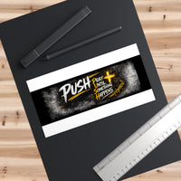Push: 'Pray Until Something Happens' Religious Bumper Sticker