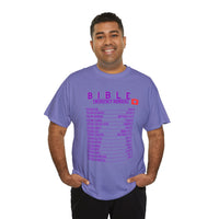 Bible Emergency Numbers Tee - Purple