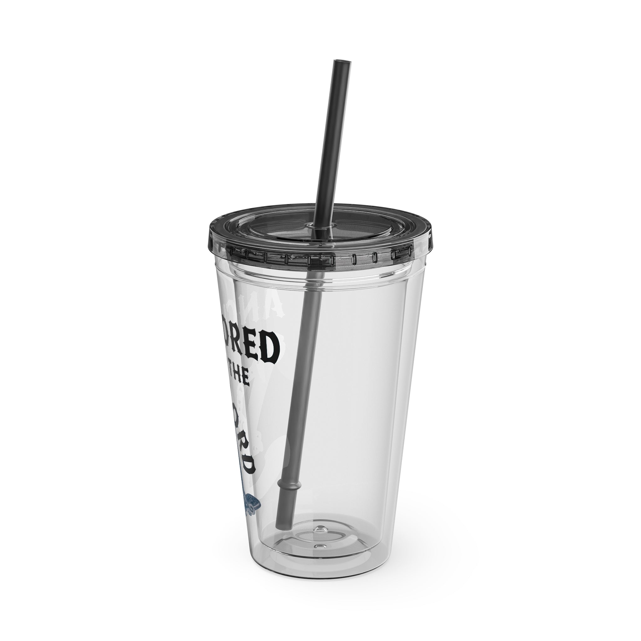 Anchored in the Lord 16oz Tumbler with Straw