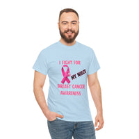 I Fight for My Niece Pink Ribbon T-Shirt