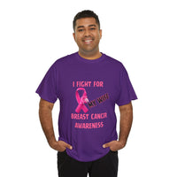 I Fight for My Wife Pink Ribbon T-Shirt