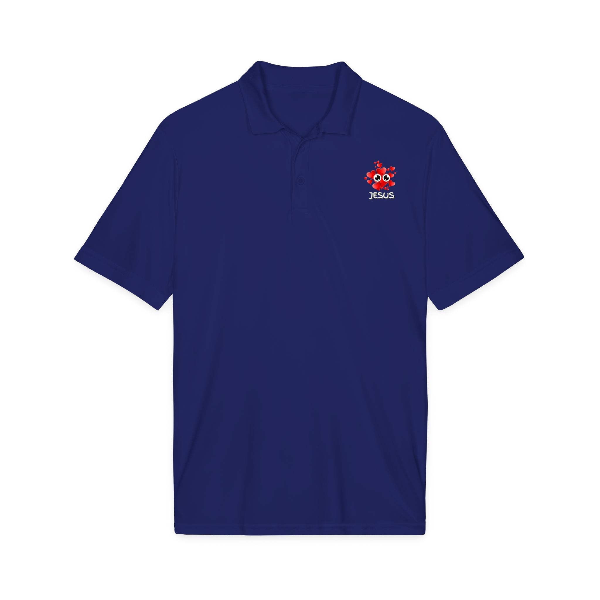Eye Love Jesus Polo - White