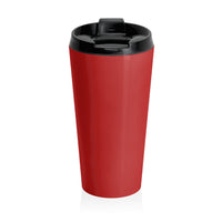 Push: 'Pray Until Something Happens' Stainless Steel Red Travel Mug
