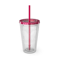 Together We Rise Butterfly Breast Cancer 16oz Tumbler with Straw