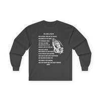 The Lord's Prayer Long Sleeve Tee- White