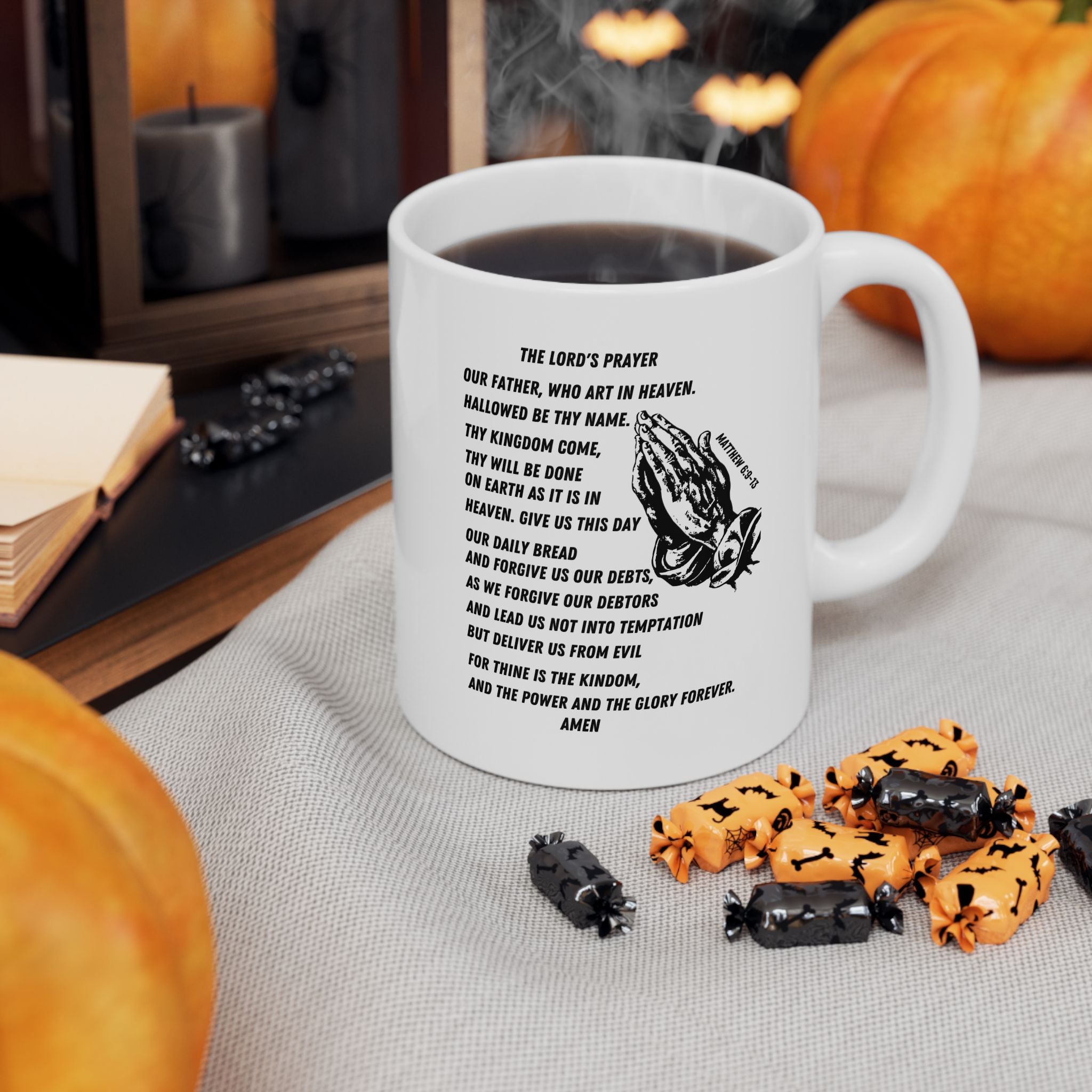 The Lord's Prayer White Coffee Mug (11oz/15oz)