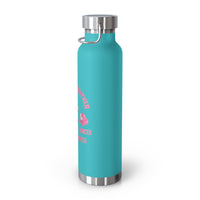 Breast Cancer Awareness "We Fight Together" Pink Ribbon 22oz Insulated Water Bottle