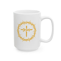 Jesus Crown of Thorns Coffee Mug (11oz, 15oz)
