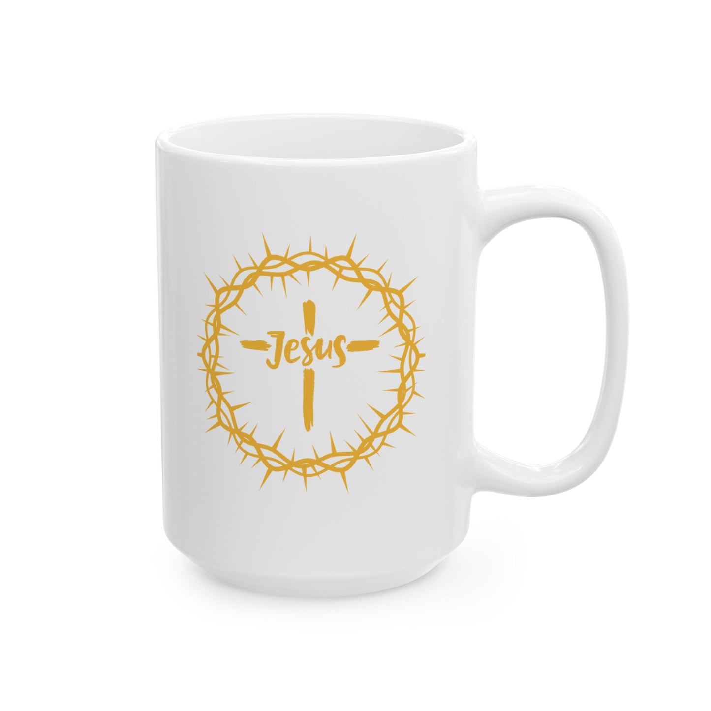 Jesus Crown of Thorns Coffee Mug (11oz, 15oz)