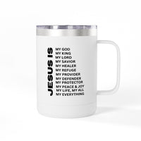 Christian Jesus Is 15oz Tumbler - Black