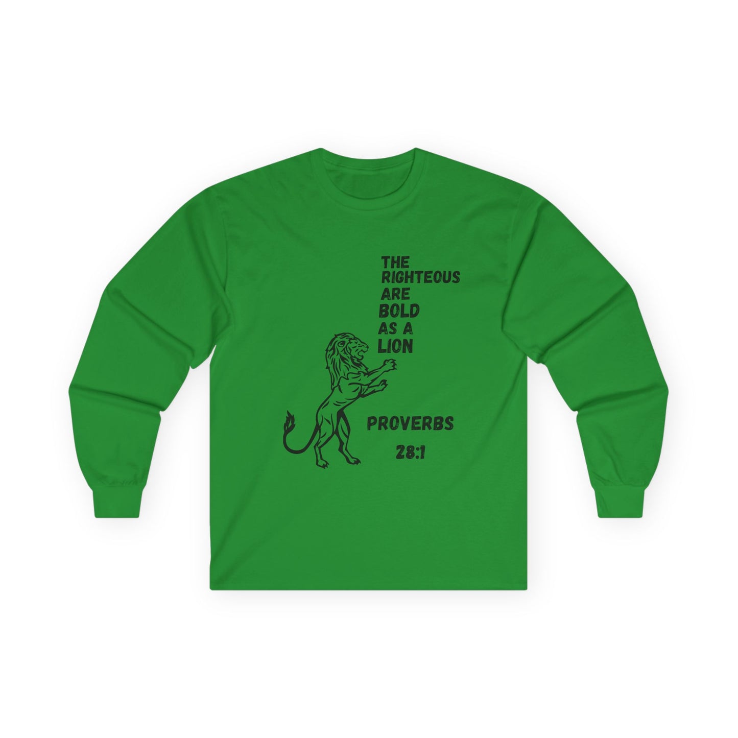The Righteous Are Bold as a Lion Tee - Proverbs 28:1
