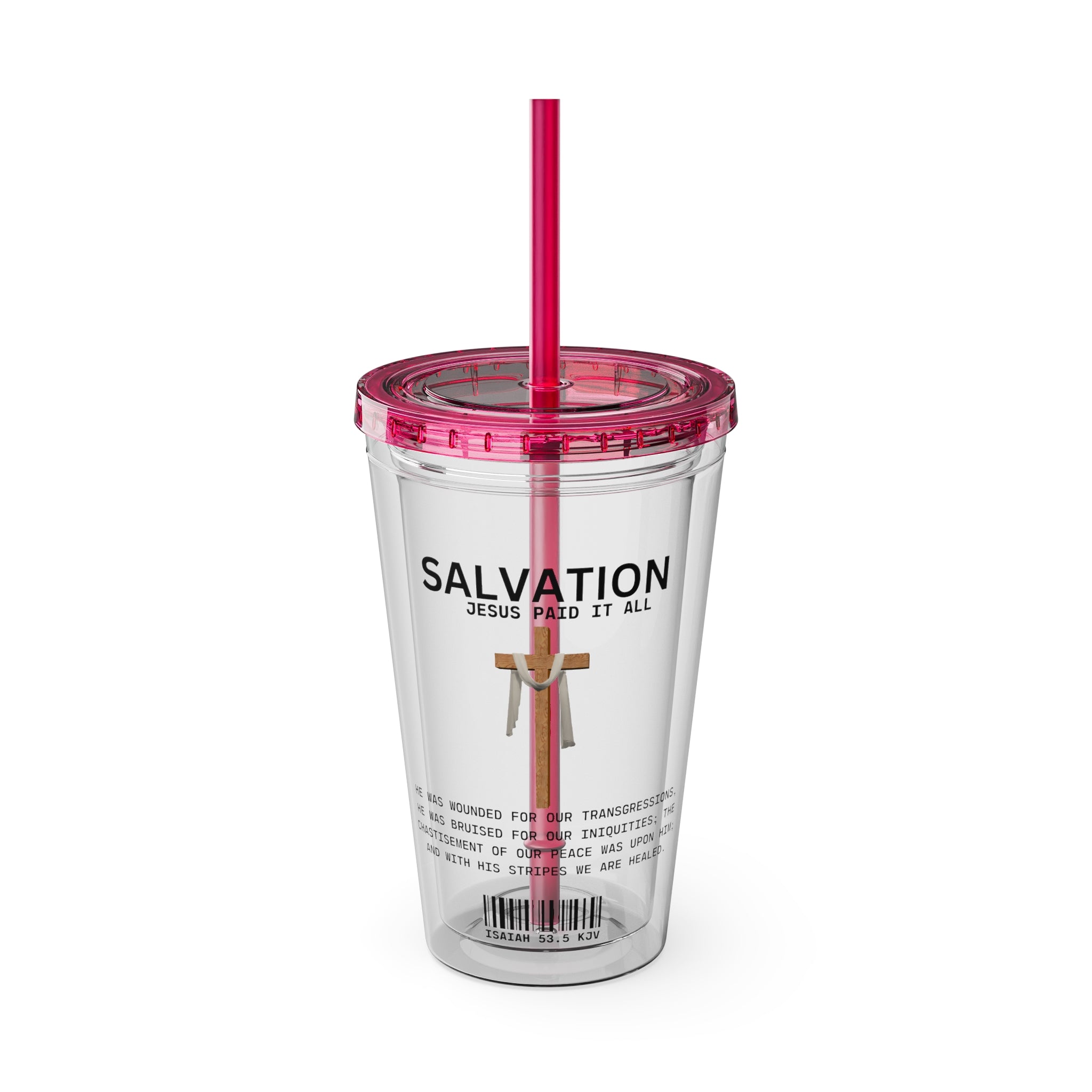 Salvation - Jesus Paid 16oz Tumbler with Straw