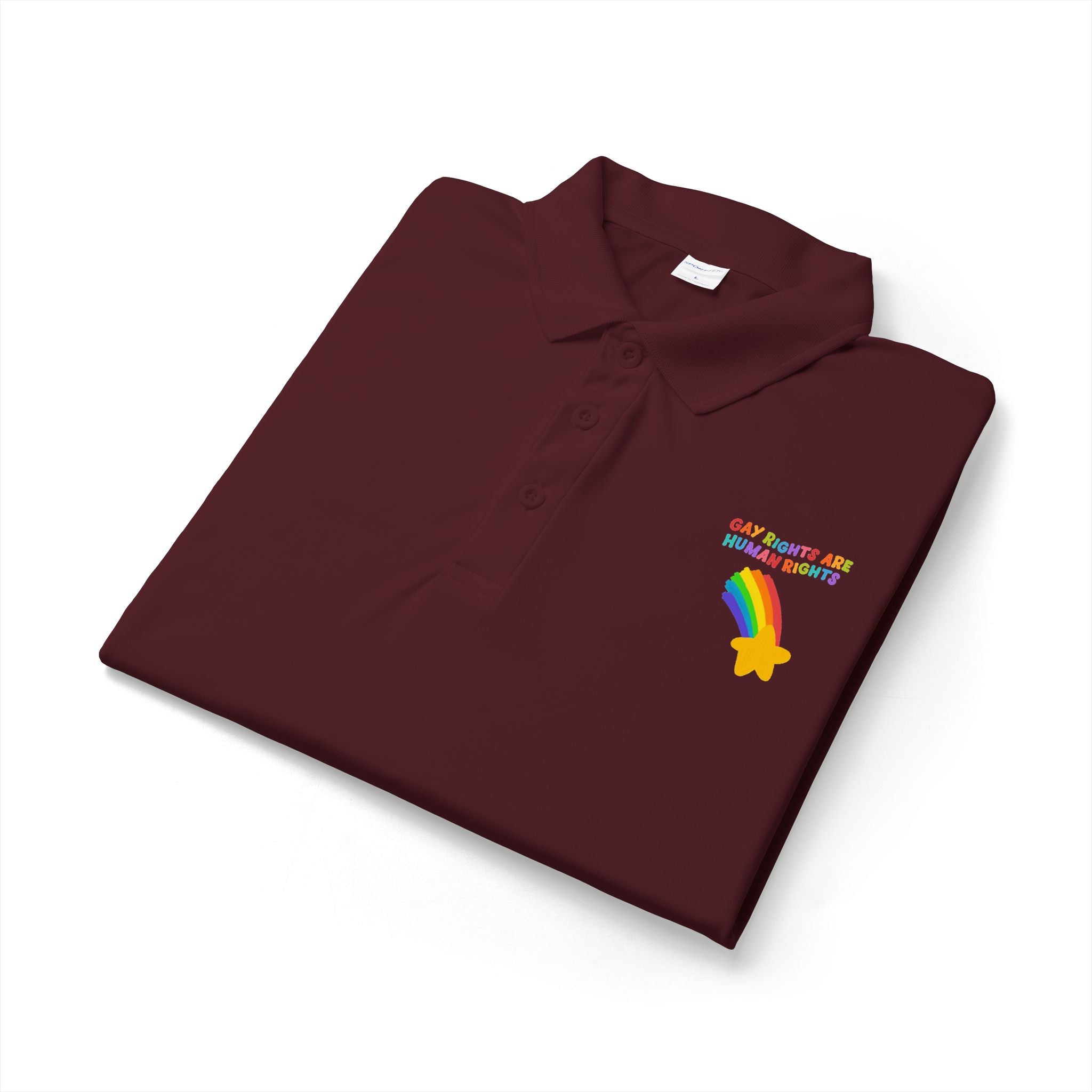 Gay Rights Shooting Star Polo