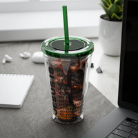 Christian JESUS IS 16oz Tumbler with Straw