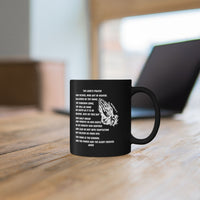 The Lord’s Prayer Black Coffee Mug (11oz/15oz)