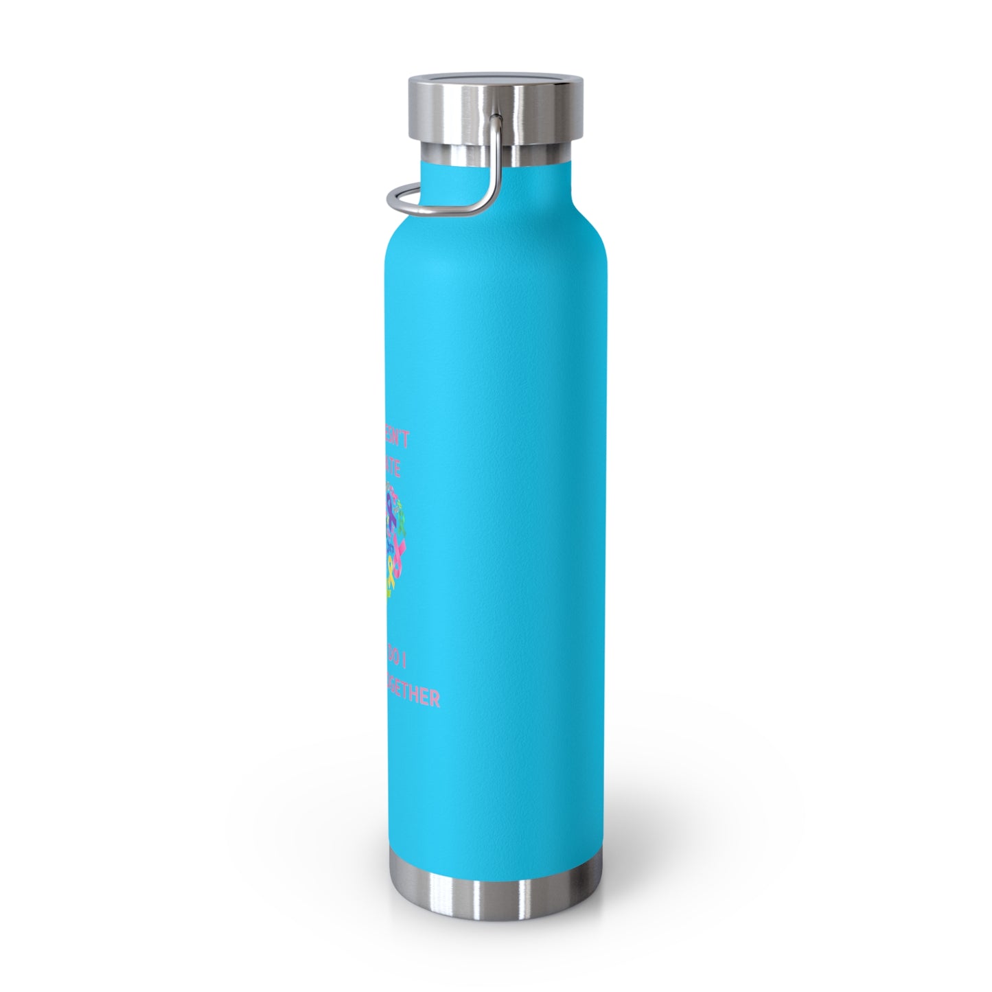 Cancer Doesn't Discriminate 22oz Insulated Water Bottle