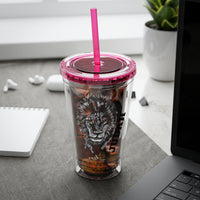 Lion of Judah 16oz Tumbler with Straw