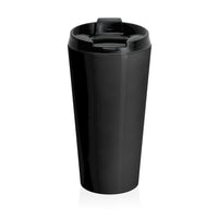 Push: "Pray Until Something Happens" Stainless Steel Black Travel Mug