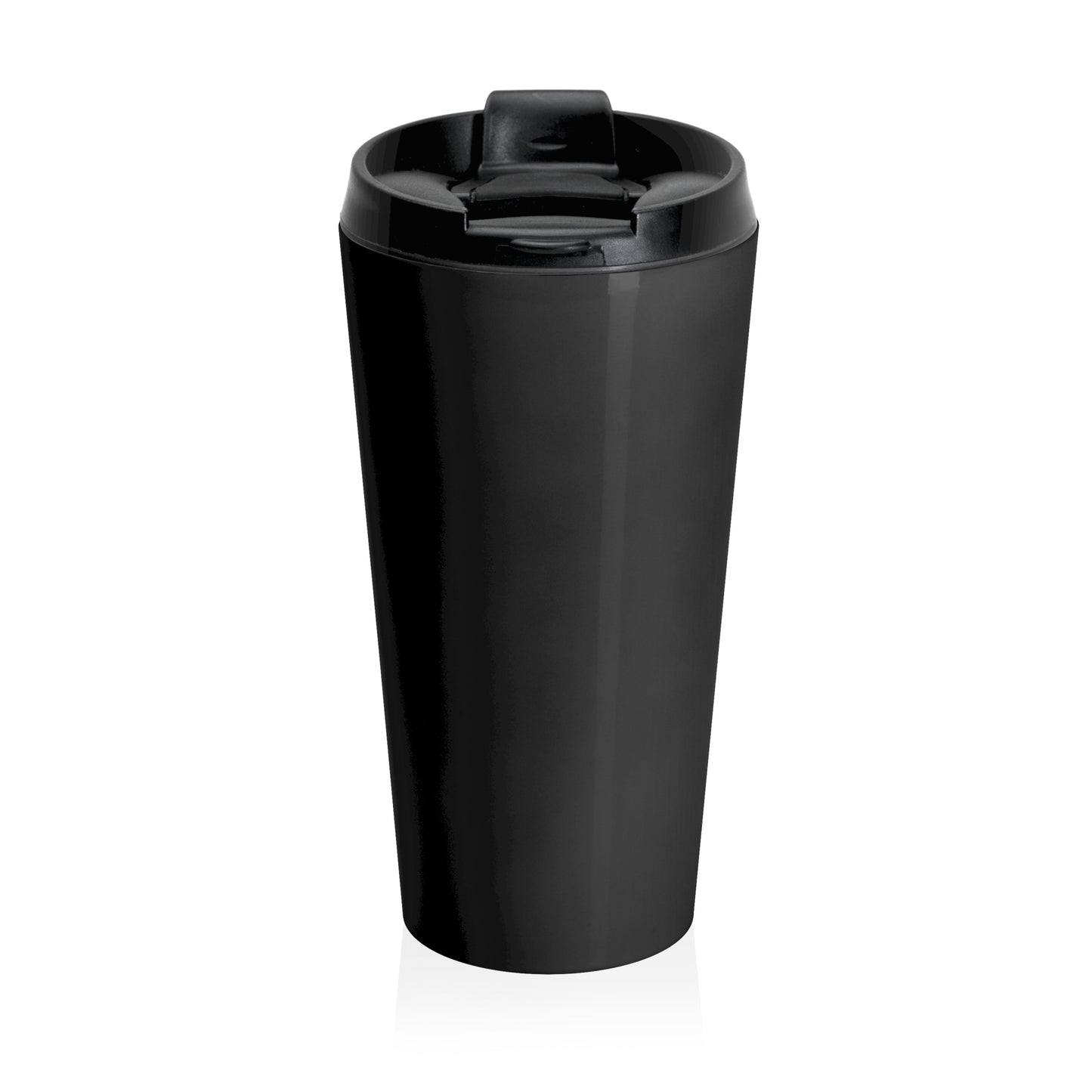 Push: "Pray Until Something Happens" Stainless Steel Black Travel Mug