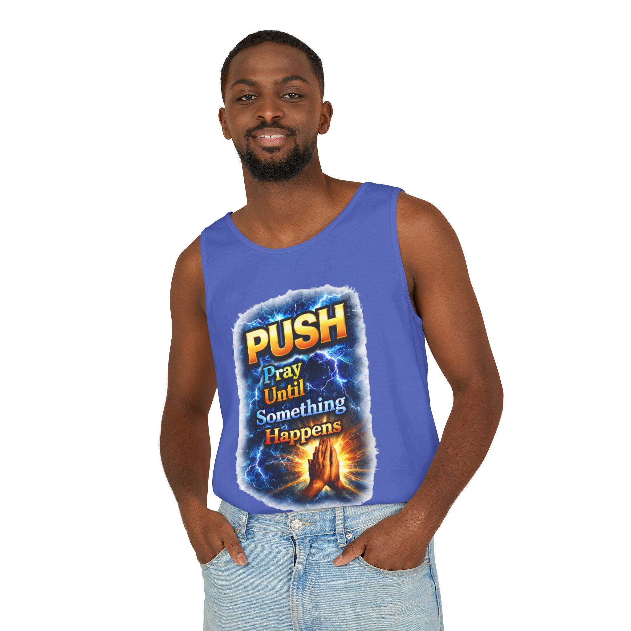 Push: Pray Until Something Happens Tank - Hands