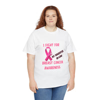 I Fight For My Daughter In-Law Pink Ribbon Tee