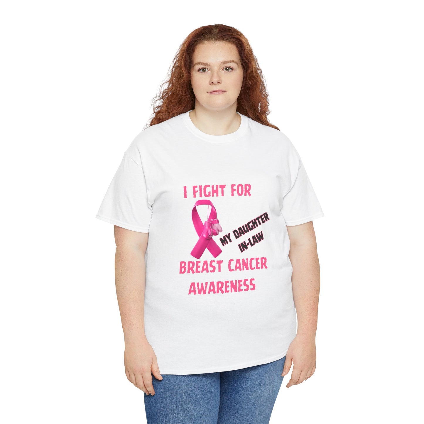 I Fight For My Daughter In-Law Pink Ribbon Tee