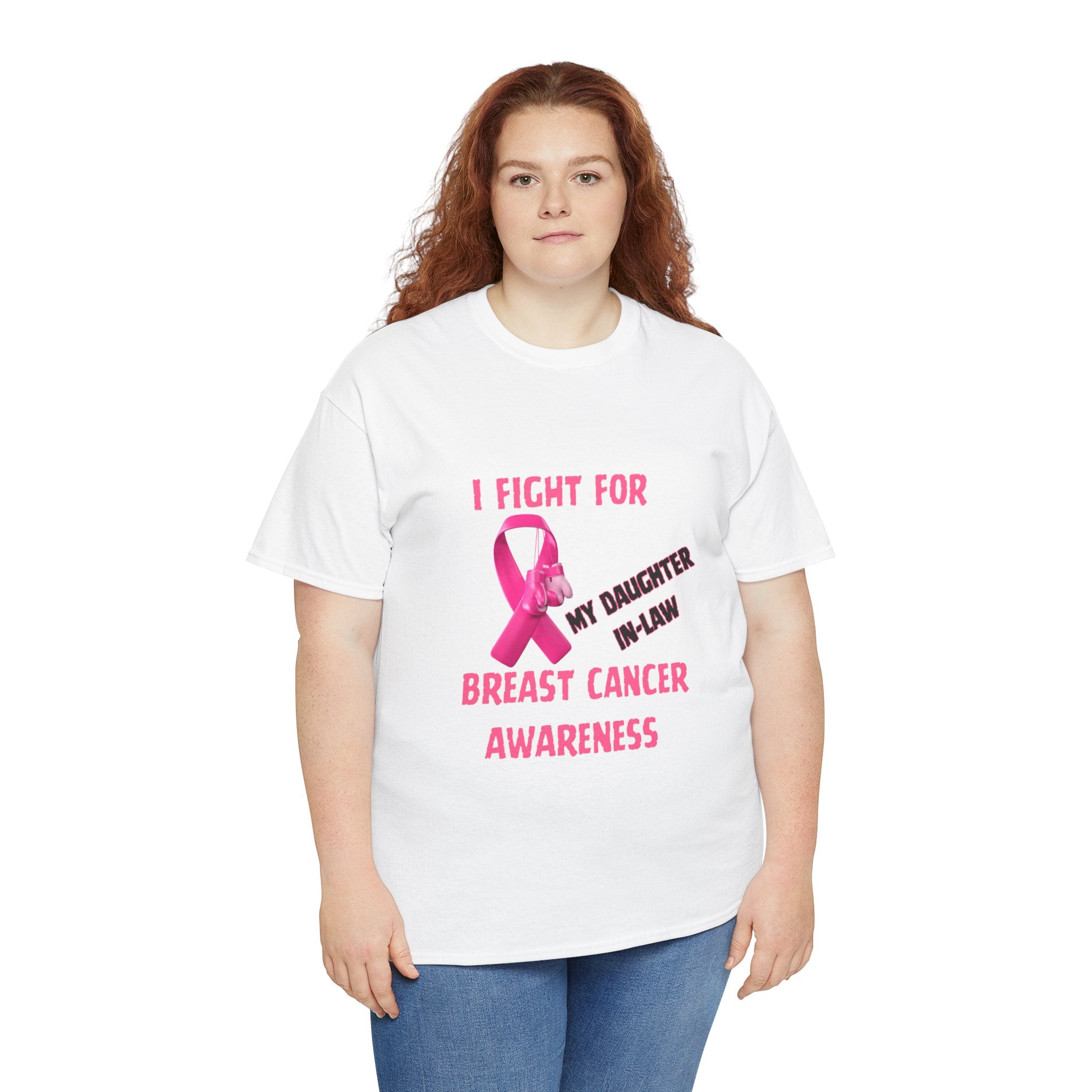 I Fight For My Daughter In-Law Pink Ribbon Tee