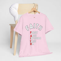 Faith T-Shirt – "Forget About Impossible, Trust Him" light