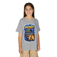 "Push: Pray Until Something Happens" Youth T-shirt - Hands