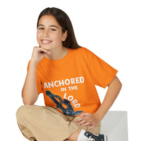 Anchored in the Lord Youth T-Shirt — White